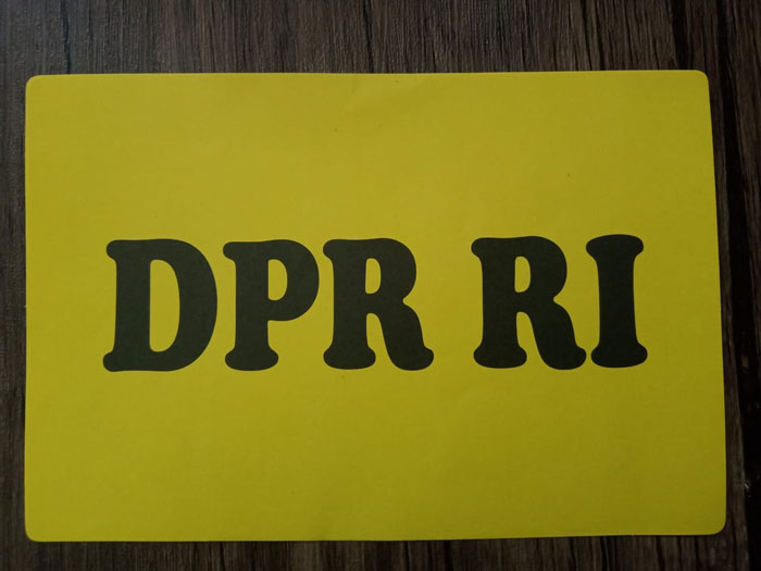 cetak stiker DPR RI