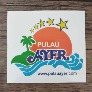 cetak stiker pulau ayer