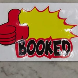 Cetak Stiker Booked